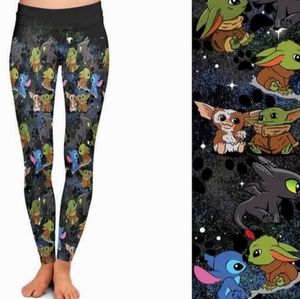Baby Yoda, Stitch, Gizmo leggings extra pl…